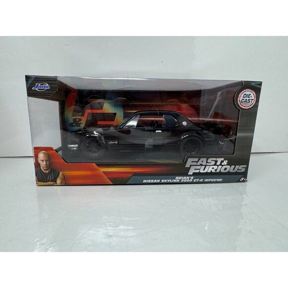 Jada Fast & Furious Brian's Nissan Skyline 2000 GT-R (KPGC10) 1:24 Diecast - Picture 3 of 9